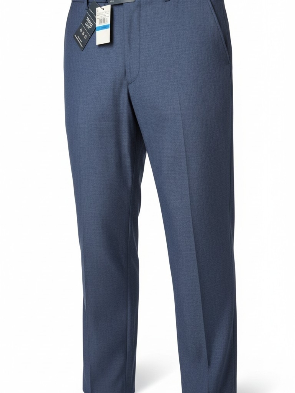 Perry Ellis Travel Luxe Dress Pants Trousers 36x30 Mens NWT Stretch Bay Blue